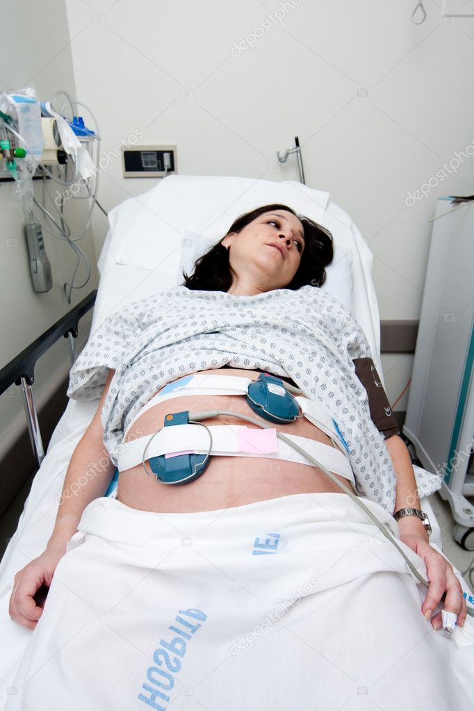 Pregnant woman in triage test