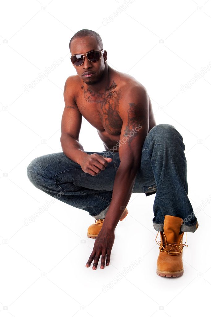 Fit African man