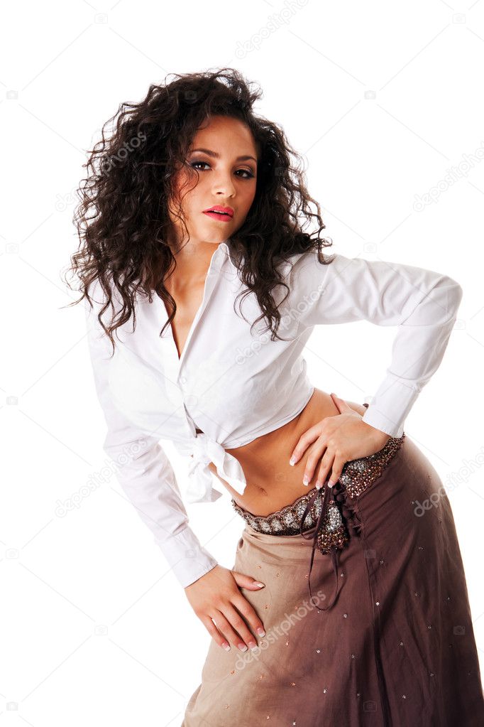 Sexy young Latina woman