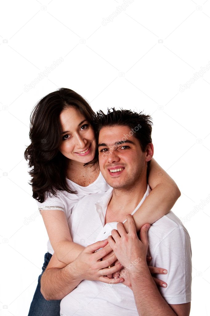Happy couple - man and woman