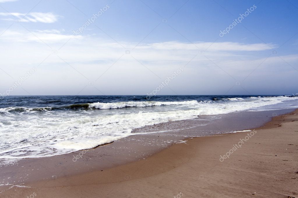 Beach ocean waves