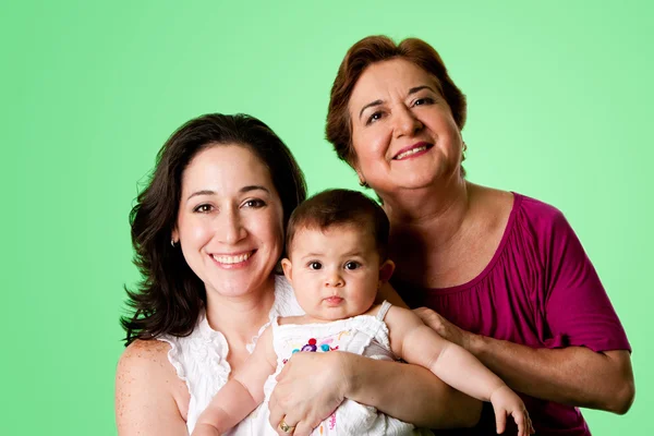 3 generationer av kvinnor — Stockfoto