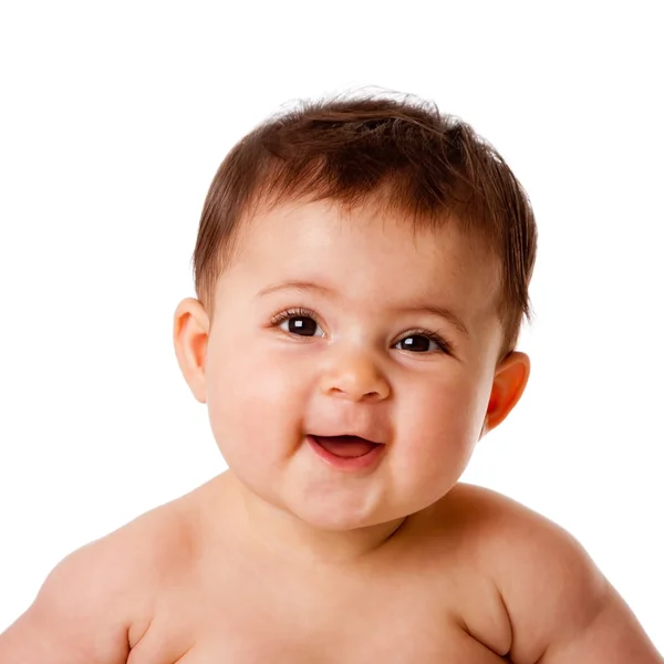 Cara de bebé feliz — Foto de Stock