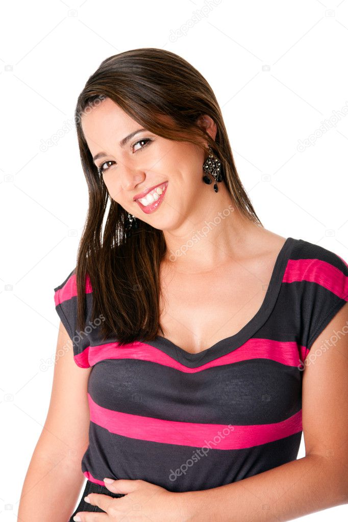 Happy smiling woman