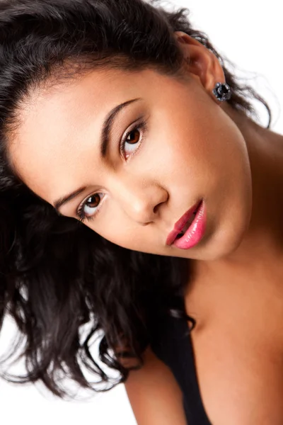 Hispanic female beauty face — Stock Photo, Image