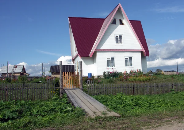 Ferienhaus im russischen Dorf — Stockfoto