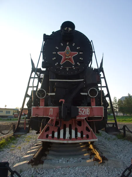 Locomotief - monument — Stockfoto