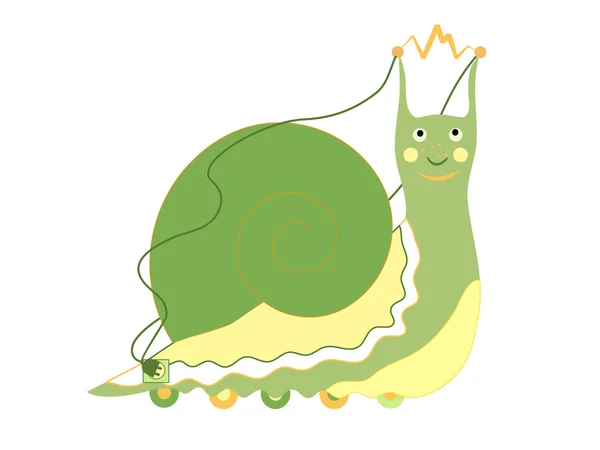 Éco-escargot — Image vectorielle