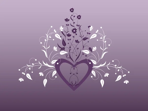 Motif décoratif floral — Image vectorielle