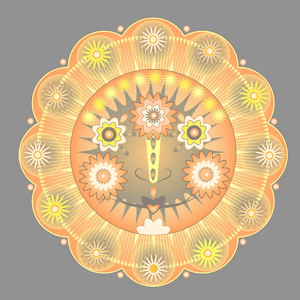 Sun ornament — Wektor stockowy