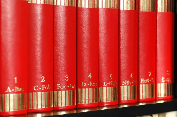 Rode boeken — Stockfoto
