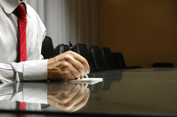 Business manager in board room Stock Picture