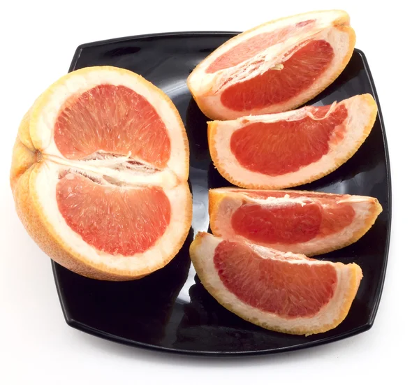 Chopped grapefruit — Stock Photo, Image