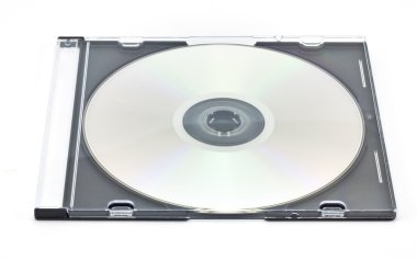 CD-ROM in a box clipart