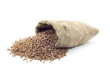 A small bag of buckwheat clipart