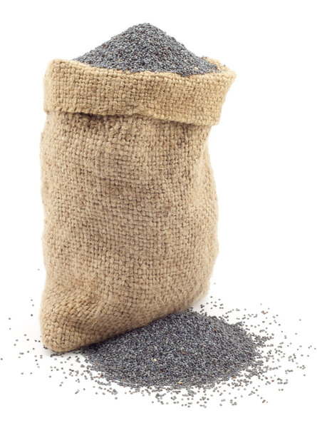 Poppy seeds in the bag