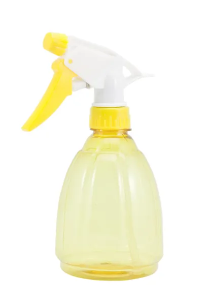 黄色いスプレー プラスチック噴霧器 — ストック写真