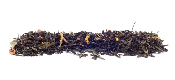 Aromatisierung von schwarzem Tee — Stockfoto
