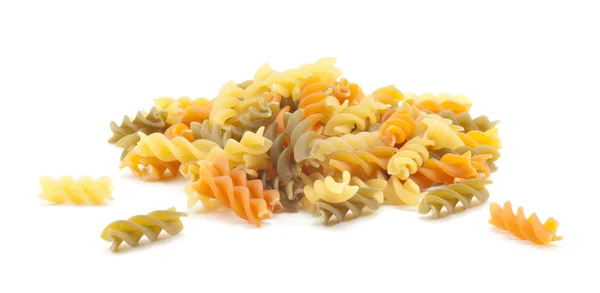 Colored twisted pasta — Stock Photo, Image