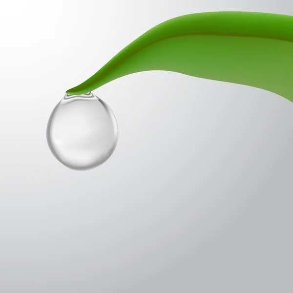 Chute des gouttes d'eau — Image vectorielle