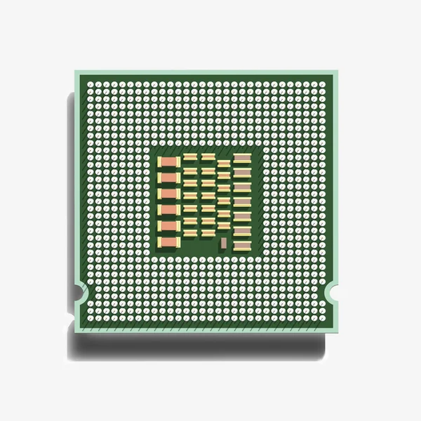 stock image Microprocessor (3D).