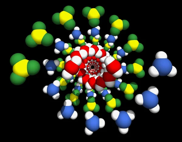 Model van het DNA-molecuul. — Stockfoto