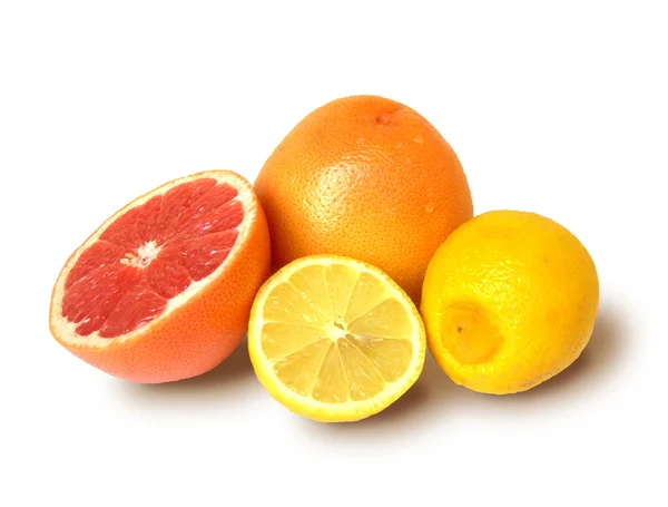 Grapefruit și lămâi . — Fotografie, imagine de stoc