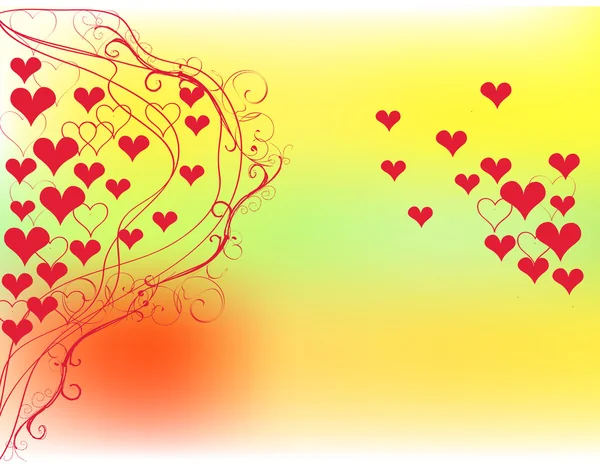 Romantic heart background — Stock Photo, Image
