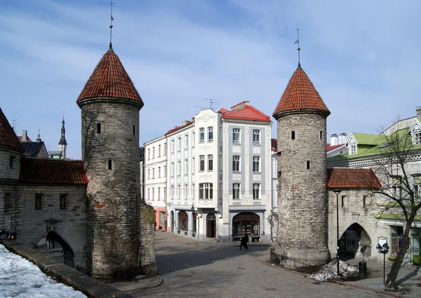 탑 및 벽 — 스톡 사진