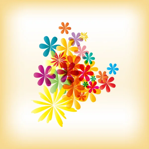 Éclatement floral — Image vectorielle