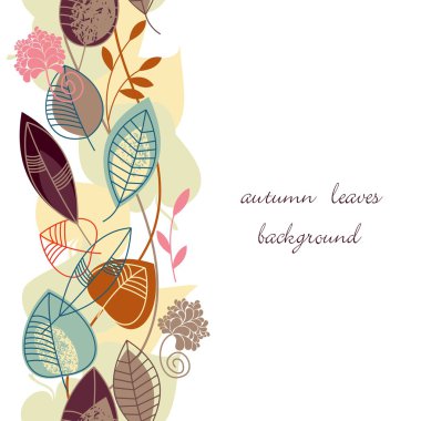 Autumn background clipart