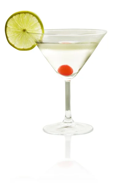 Martini med lime — Stockfoto
