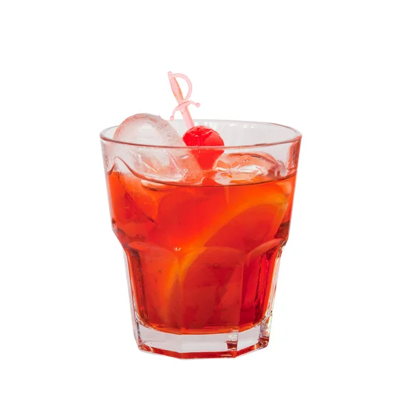 Koktejl s červeným rumu — Stock fotografie