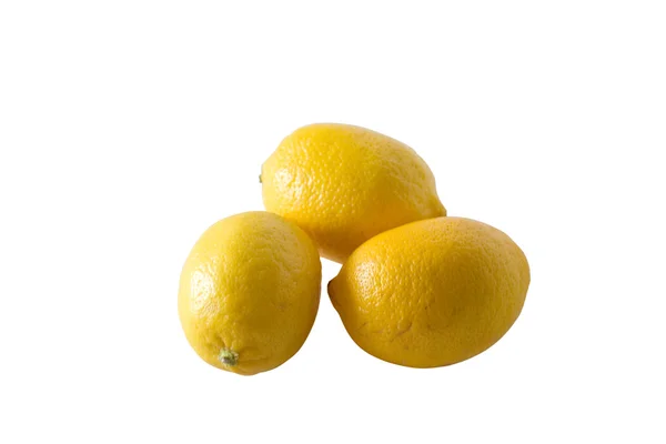 Limones sobre fondo blanco —  Fotos de Stock