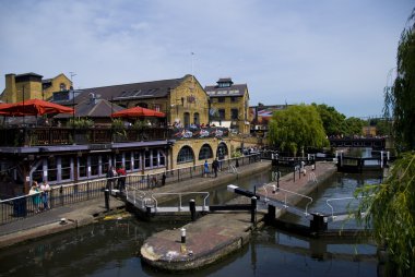 Camden Lock: London clipart