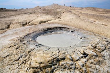 Muddy Volcano Close Up clipart