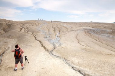 Mud Volcano Hiking clipart