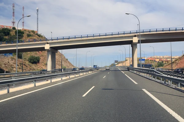 Autobahn in Südspanien — Stockfoto
