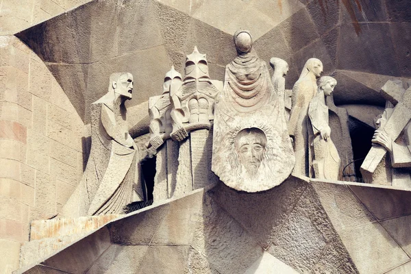 Деталі Sagrada Familia храм — стокове фото
