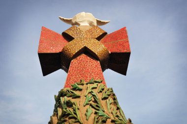 Cross of Sagrada Familia clipart
