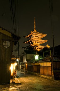 Night in Kyoto clipart