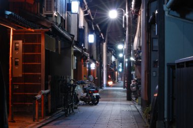 Night in Kyoto clipart