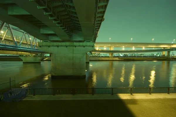 Nachtbrücken — Stockfoto
