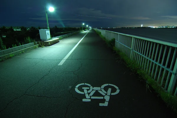Estrada de bicicleta — Fotografia de Stock