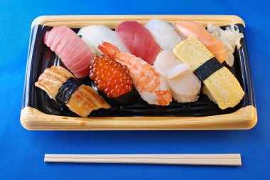 Japanese sushi set clipart