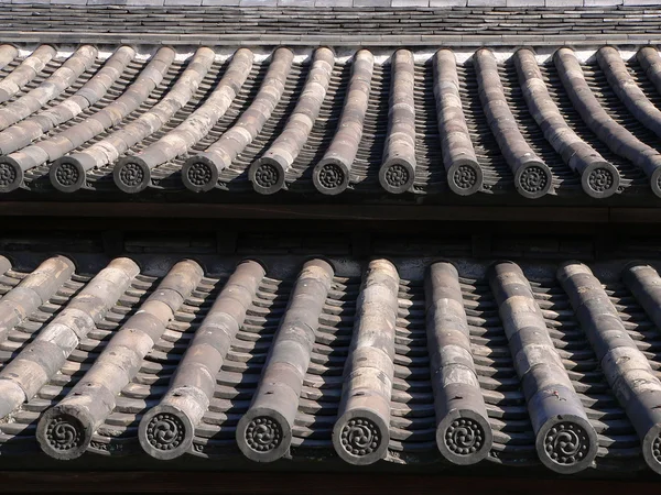 传统的日本屋顶 — 图库照片