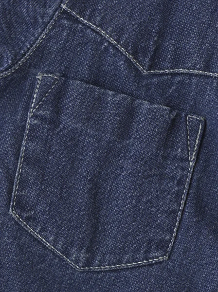 Jeans jacket's pocket — Stock Photo, Image