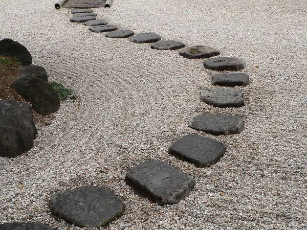 Jardín de piedra japonés — Foto de Stock
