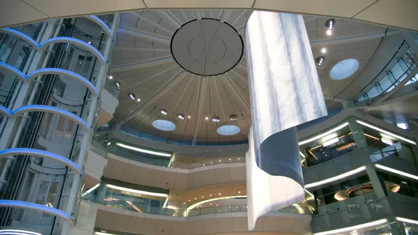 Futuristiska atrium — Stockfoto