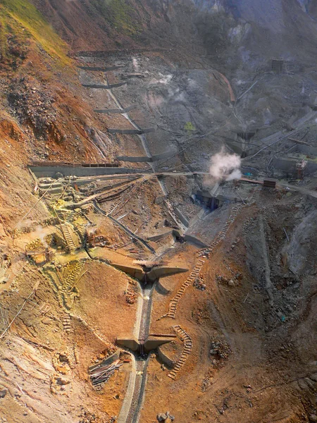 Bergbaugebiet v — Stockfoto